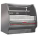 Howard-McCray R-OD40E-4L-S-LED 51" Horizontal Dairy Curved End Open Merchandiser, Stainless Steel, Remote Refrigeration, 2 Shelves, w/ LED Lighting, Solid End Panels 1 image