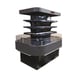 Howard-McCray R-OD42I-5-S-LED 60'' Island Open Air Merchandiser, Stainless Steel, Remote Refrigeration, 3 Shelves, w/ LED Lighting 1 image