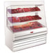 Howard-McCray R-OM30E-3-LED 39'' Vertical Meat Open Air Merhandiser in White, Remote Refrigeration, 3 Shelves, w/ LED Lighting  1 image
