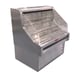 Howard-McCray R-OS35E-3-B-LED 39'' Horizontal Open Impluse Merchandiser in Black, Remote Refrigeration, 2 Shelves, w/ LED Lighting 1 image