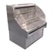Howard-McCray R-OS35E-3C-B 39'' Horizontal Curved Open Impluse Merchandiser in Black, Remote Refrigeration, 2 Shelves 1 image