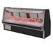Howard-McCray SC-CFS34E-4-BE-LED 52" Self-Contained Straight Glass Deli Seafood / Poultry Display Case, 1/4 hp - 2 pans, 30 cu. ft. - Black 1 image