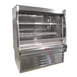 Howard-McCray SC-OD35E-3L-S-LED 39'' Vertical Dairy Open Merchandiser, Stainless Steel, Self-Contained, 2 Shelves, w/ LED Lighting, Sloped End Panels 1 image