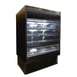 Howard-McCray SC-OD35E-5-SL-B 63" Multi-Purpose Open Merchandiser in Black, Self-Contained, 4 Shelves, w/ Rear Sliding Doors, LED Lighting 1 image