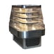 Howard-McCray SC-OD42I-7-S-LED 84'' Island Open Air Merchandiser, Stainless Steel, Self-Contained, 3 Shelves, w/ LED Lighting 1 image