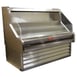 Howard-McCray SC-OS30E-4-S-LED 51" Horizontal Impluse Open Merchandiser, Stainless Steel, Self-Contained, 3 Shelves, w/ LED Lighting 1 image