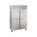 Howard-McCray SF48-S-FF 52" Two Section Self-Contained Reach-In Freezer w/ 2 Solid Doors, Stainless Steel, 48 cu. ft. 1 image