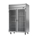 Beverage Air HR2HC-1G 52" Two Section Reach-In Refrigerator w/ 2 Glass Full Doors, Top Mounted, 1/3 hp, 47 cu. ft. 2 image