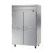 Beverage Air HR2HC-1HS 52" Two Section Reach-In Refrigerator w/ 4 Solid Half Doors, Top Mounted, 1/3 hp, 47 cu. ft. 2 image