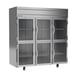 Beverage Air HR3HC-1HG 78" Three Section Reach-In Refrigerator w/ 6 Glass Half Doors, Top Mounted, 1/3 hp, 71.5 cu. ft. 1 image