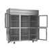 Beverage Air HR3HC-1HG 78" Three Section Reach-In Refrigerator w/ 6 Glass Half Doors, Top Mounted, 1/3 hp, 71.5 cu. ft. 3 image