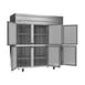 Beverage Air HRP3HC-1HS 78" Three Section Reach-In Refrigerator w/ 6 Solid Half Doors, Top Mounted, 1/3 hp, 71.5 cu. ft. 3 image