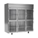 Beverage Air HRS3HC-1HG 78" Three Section Reach-In Refrigerator w/ 6 Glass Half Doors, Top Mounted, 1/3 hp, 71.5 cu. ft. 1 image