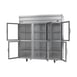 Beverage Air HRS3HC-1HG 78" Three Section Reach-In Refrigerator w/ 6 Glass Half Doors, Top Mounted, 1/3 hp, 71.5 cu. ft. 4 image