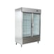 IKON IB54RG 53" Two Section Reach-In Refrigerator w/ 2 Glass Doors, Bottom Mounted, Stainless Steel, 44 cu. ft. 1 image