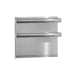 Imperial DHS-96 96" x 35" Stainless Steel Backguard Flue Riser with Double Solid Shelves 1 image