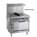Imperial IHR-G18-1HT-C 36" Gas Heavy Duty Range w/ (1) 18" Griddle, (1) 18" Hot Top, (1) Convection, 115.000 BTU  1 image