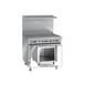 Imperial IHR-G36-XB 36" Gas Heavy Duty Range w/ 36" Full Griddle, (1) Open Cabinet Base, 90.000 BTU 1 image