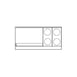 Imperial IR-4-G36T-E Electric 4 Burner 60" Restaurant Range with 36" Griddle 1 image