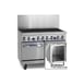 Imperial IR-48BR-XB-126 48" Gas Restaurant Range w/ 48" Full Charbroiler, (1) Standard Oven, (1) Cabinet Base, 155.000 BTU 1 image