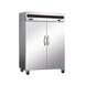 IKON IT56R 53" Two Section Reach-In Refrigerator w/ 2 Solid Doors, Top Mounted, Stainless Steel, 49 cu. ft. 1 image