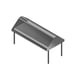 John Boos DTSS-3072-S Stainless Steel Solid Wall Mounted Sorting Shelf - 72"W x 30-1/2"D 1 image