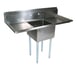 John Boos E1S8-1620-12T18-X 52" One Compartment Sink, 16"W x 20"L Bowl With 2 Drainboards 1 image