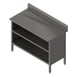 John Boos EBOS6R5-3036 36" Cabinet Base Open Front Work Table 1 image