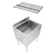John Boos UBIB-1836-CP7 36" Insulated Underbar Ice Bin w/ Cold Plate and Sliding Lid 1 image
