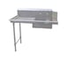 John Boos JDTS-20-72L-X 72" Straight Soiled Dishtable w/ Left Table, Pre-Rinse Sink, 10" Backsplash 1 image