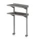 John Boos OSC26RK-1284 84" Cantilever Type Table-Mounted Overshelf 1 image