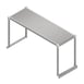 John Boos OSE16FK-1284 84" Table-Mounted Overshelf 1 image