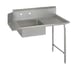 John Boos SDT6-S36SBK-R 36" Straight Soiled Dishtable w/ Right Table, Pre-Rinse Sink, 10" Backsplash 1 image