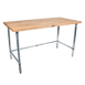 John Boos SNB04-X Wood Top Work Table 1 image