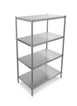 John Boos SUS-183060-3-X Stainless Steel 3 Shelf Dry Storage Shelving Unit, FLYER - 30" x 18" x 60" 1 image