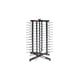 JackStack JS052C, 52-Plates Swiveling Countertop Plate Rack with Steel Construction and Black Powder Coated  1 image