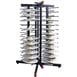 JackStack JS052C, 52-Plates Swiveling Countertop Plate Rack with Steel Construction and Black Powder Coated  2 image