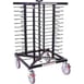 JackStack JS052F, 52-Plates Mobile Plate Rack with Steel Construction and Black Powder Coated  2 image