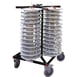 JackStack JS052F, 52-Plates Mobile Plate Rack with Steel Construction and Black Powder Coated  3 image
