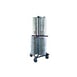 JackStack JS104, 104-Plates Mobile Plate Rack with Steel Construction and Black Powder Coated  2 image
