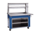 Delfield KCI-50 50" Shelleyglas® Ice-Cooled Cold Food Serving Counter, Fiberglass Storage Base, (3) Pan 1 image