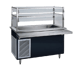 Delfield KCSC-50-BP 50" Shelleyglas® Refrigerated Cold Food Serving Counter w/Enclosed Base, (3) Pan 1 image