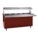 Delfield KCSC-50-EFP 50" Shelleyglas® Liquitec™ Cold Food Serving Counter w/Enclosed Base, (3) Pan 1 image