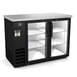 Kelvinator KCHBB48G 49" Back Bar Cooler with Glass Door, 12.5 cu. ft. 1 image