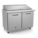 Kelvinator KCHMT48.18 48" Mega Top Sandwich/Salad Prep Table w/ 2 Doors, 18 Pans 1 image