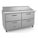 Kelvinator KCHMT60.24.2D 61" Mega Top Sandwich/Salad Prep Table w/ 4 Drawers, 24 Pans 1 image