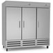 Kelvinator KCHRI81R3DFE 81" Three Section Reach-In Freezer w/ 3 Solid Doors, Bottom Mount, 72 cu. ft. 1 image