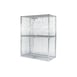 Klinger's Trading SECURITYCAGE-2448 Wire Security Cage Unit with Chrome Finish, 48" x 24" x 63" 1 image