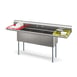 Koolmore KM-SC181814-18B3 90" Three Compartment Sink, 18"Wx18"L Bowl With 2 Drainboards 1 image