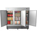 Koolmore RIF-3D-SS 81" Three Section Reach-In Freezer w/ 3 Solid Doors, 72 cu ft. 1 image